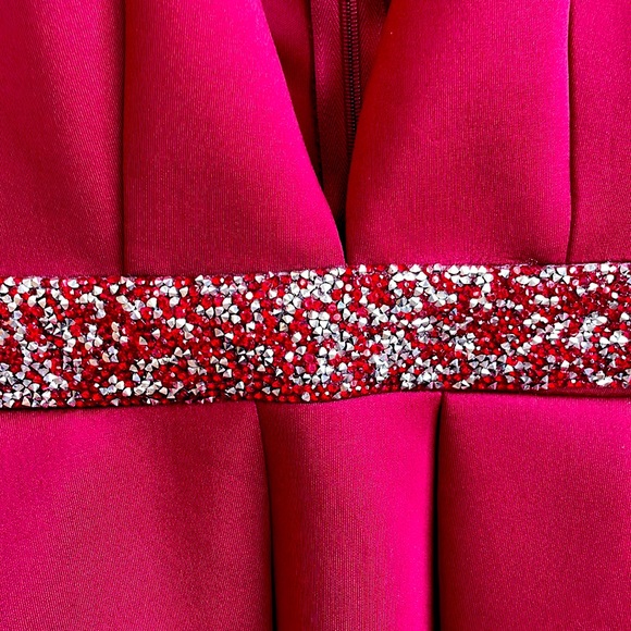 ASOS Maroon Coctail Dress - Picture 4 of 4